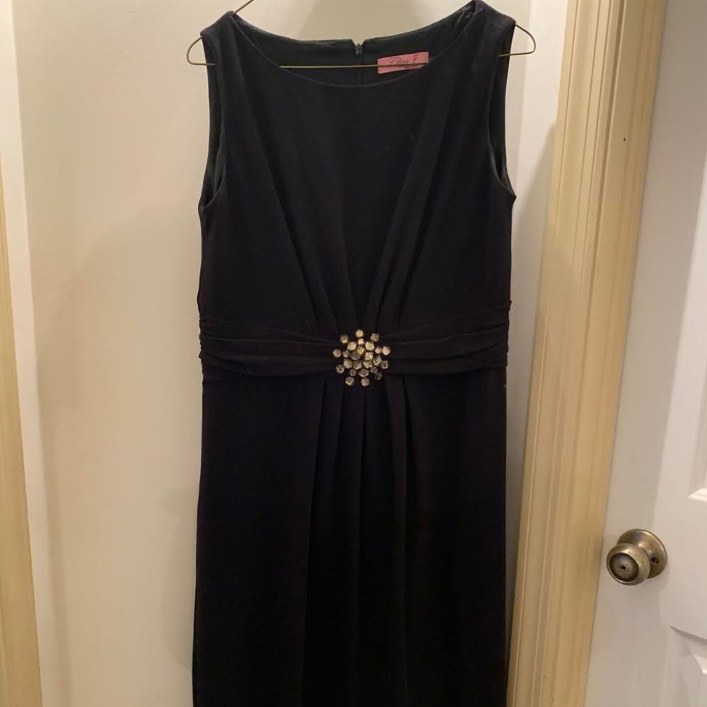 Black Dress with Rhinestones